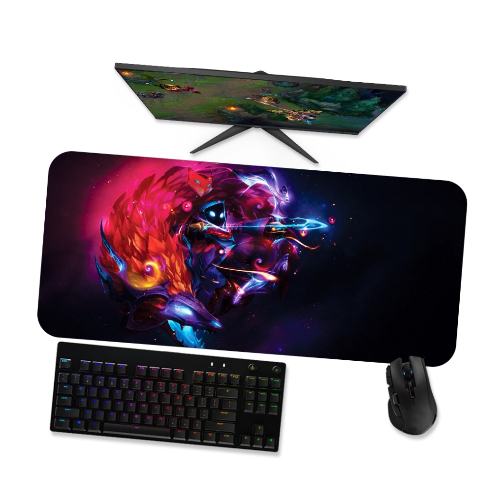 Mouse Pad Gamer Grande LoL  KINDRED 2  LoL 90x40 80x40 60x40 70x30 45x40