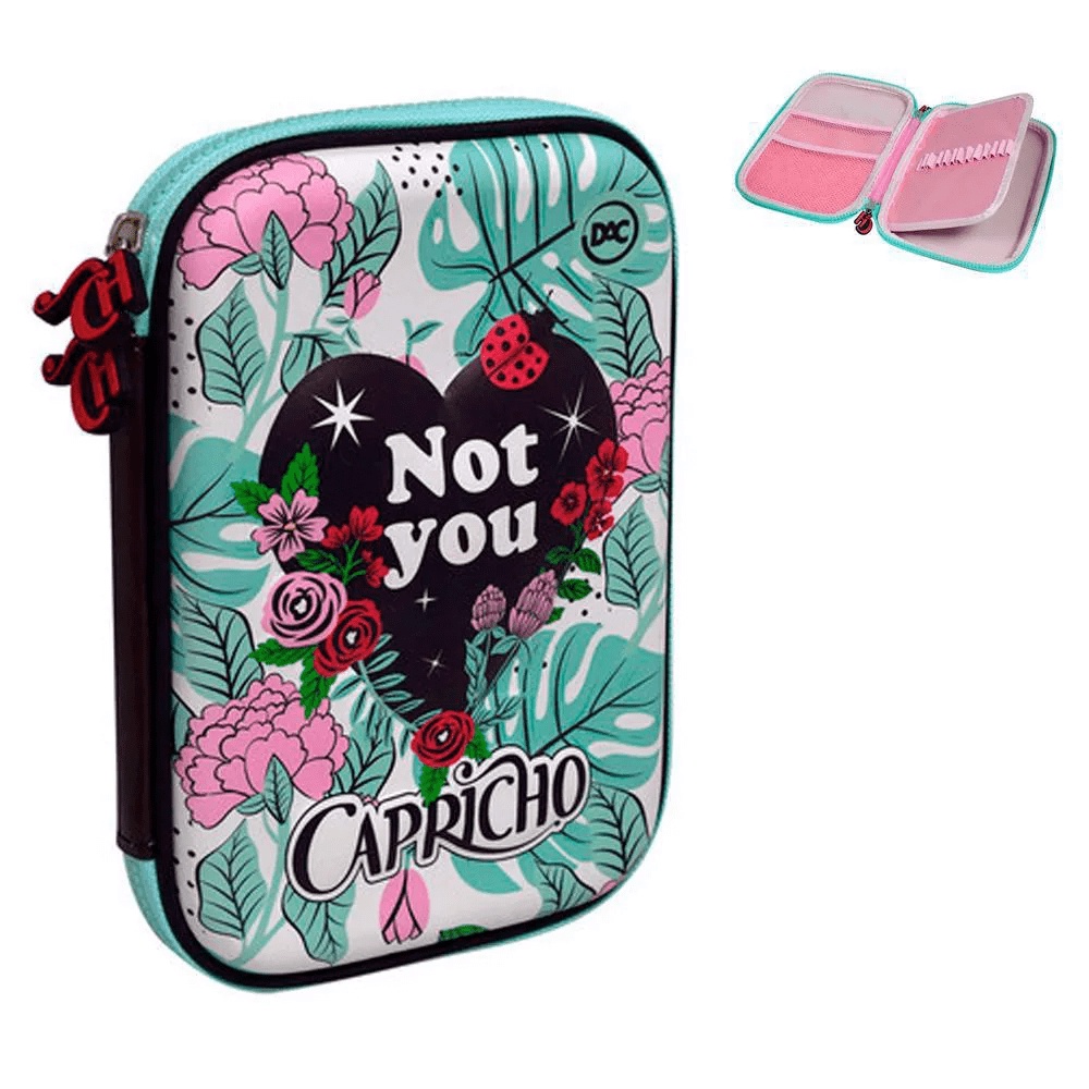 Estojo Box Case Capricho Botanic DAC - 2867