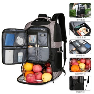 Mochila térmico masculino impermeável esportiva academia Saco de gelo grande viagem espesso praia para piquenique