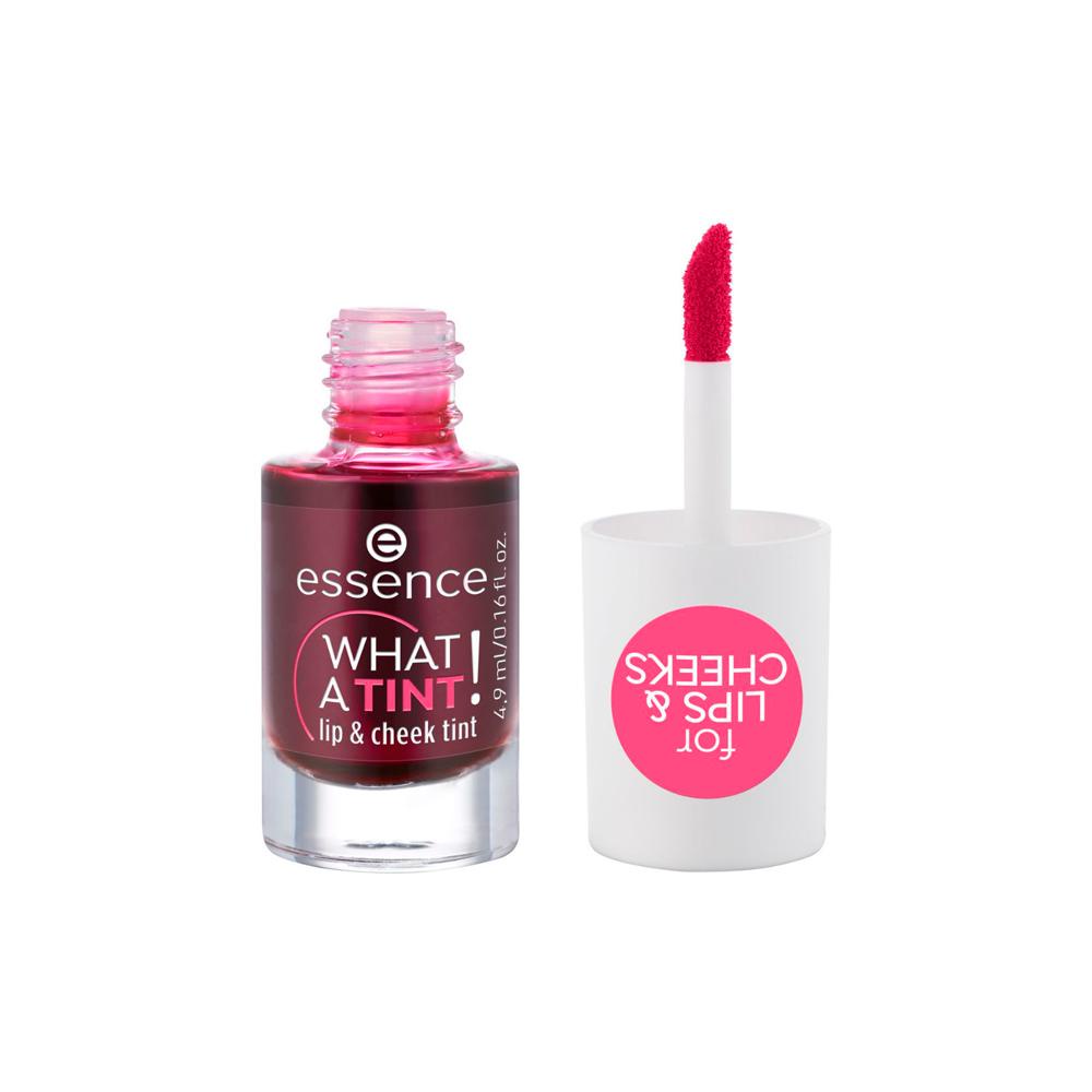 Essence What a Tint! 01 Pink Lip Tint Líquido 4,9ml em Oferta na Shopee