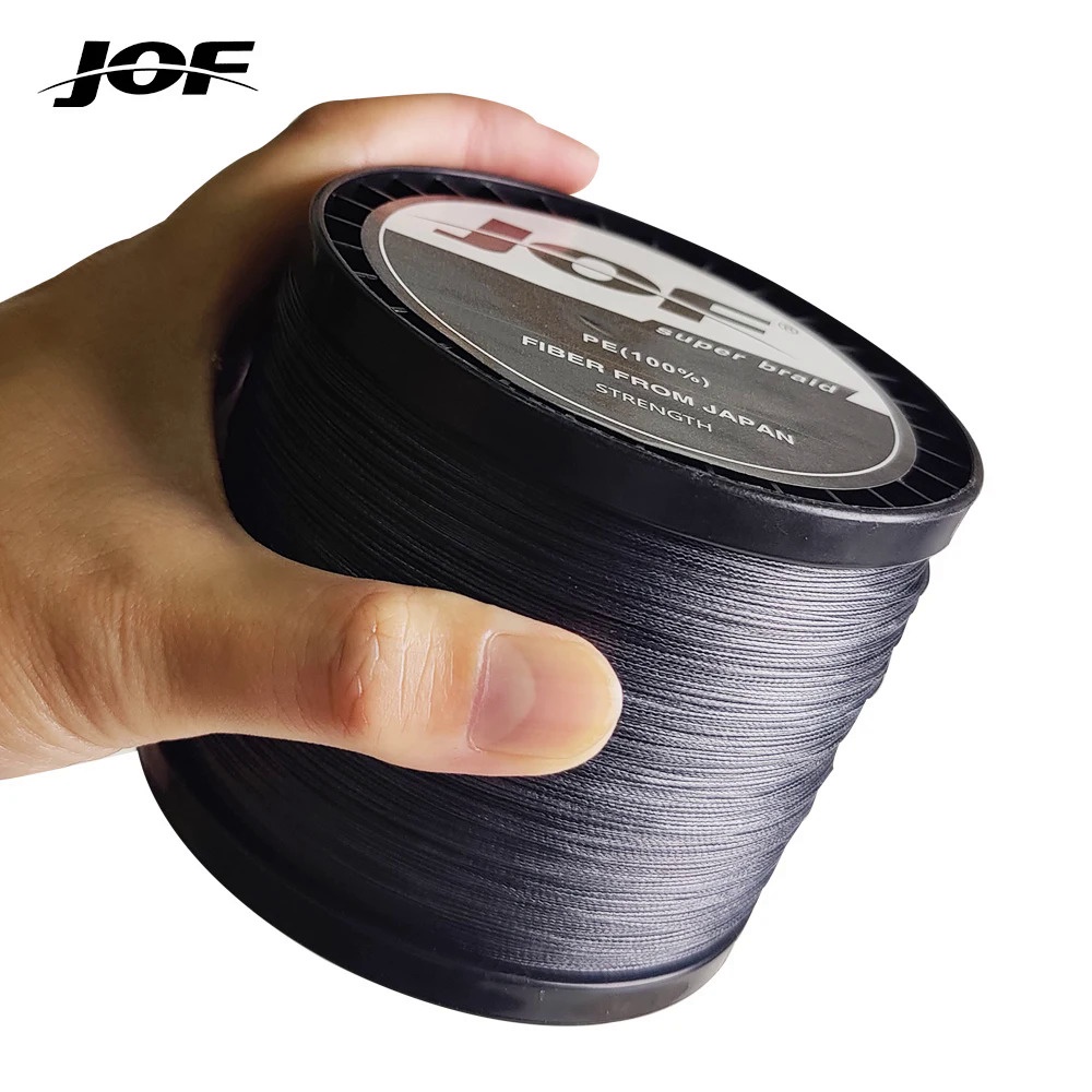 JOF 8 Vertentes Linhas De Pesca PE 300m 500m 1000M 20-100LB Multifilament Trançado Fio De Pesca Suave & Forte Para A Pesca Da Carpa