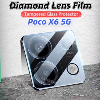 Poco X6 5G 2024 Protetor De Lente De Câmera Para PocoX6 Pro X6Pro PocoX6Pro X6Poco X 6 Proteção Transparente Da Traseira De Vidro Temperado