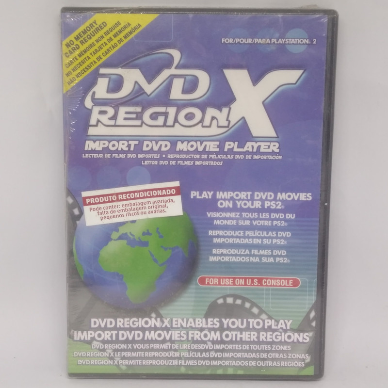 DVD REGION X IMPORT DVD MOVIE PLAYER PS2 LACRADO