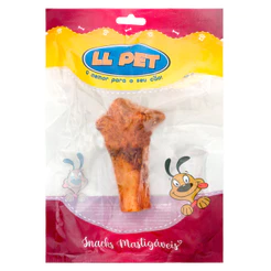 Osso Natural Metade Fêmur Suíno Para Cães LL Pet 1 Unidade