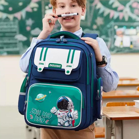 Mochila Escolar Infantil Menino Menina Astronauta Desenho F05 F06 F07 JZ