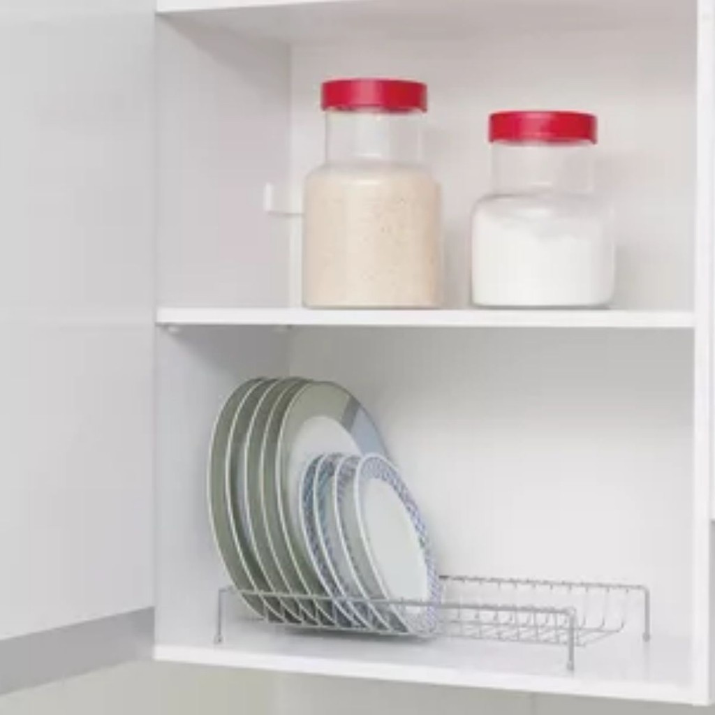 Suporte Organizador De Aço  Para Pratos Armário Cozinha Pia em Oferta na Shopee