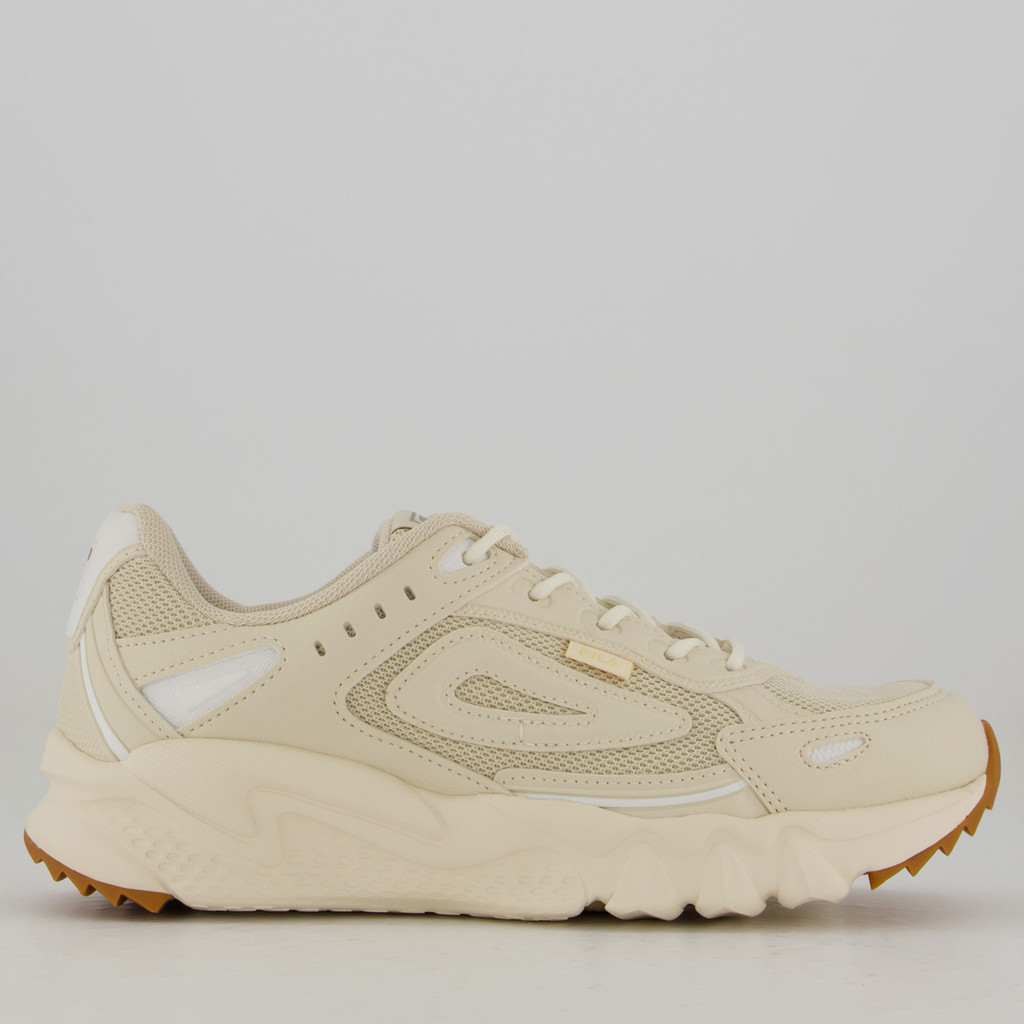 Tênis Fila Venture Tracer 2 Feminino Bege e Branco - Women Shoes