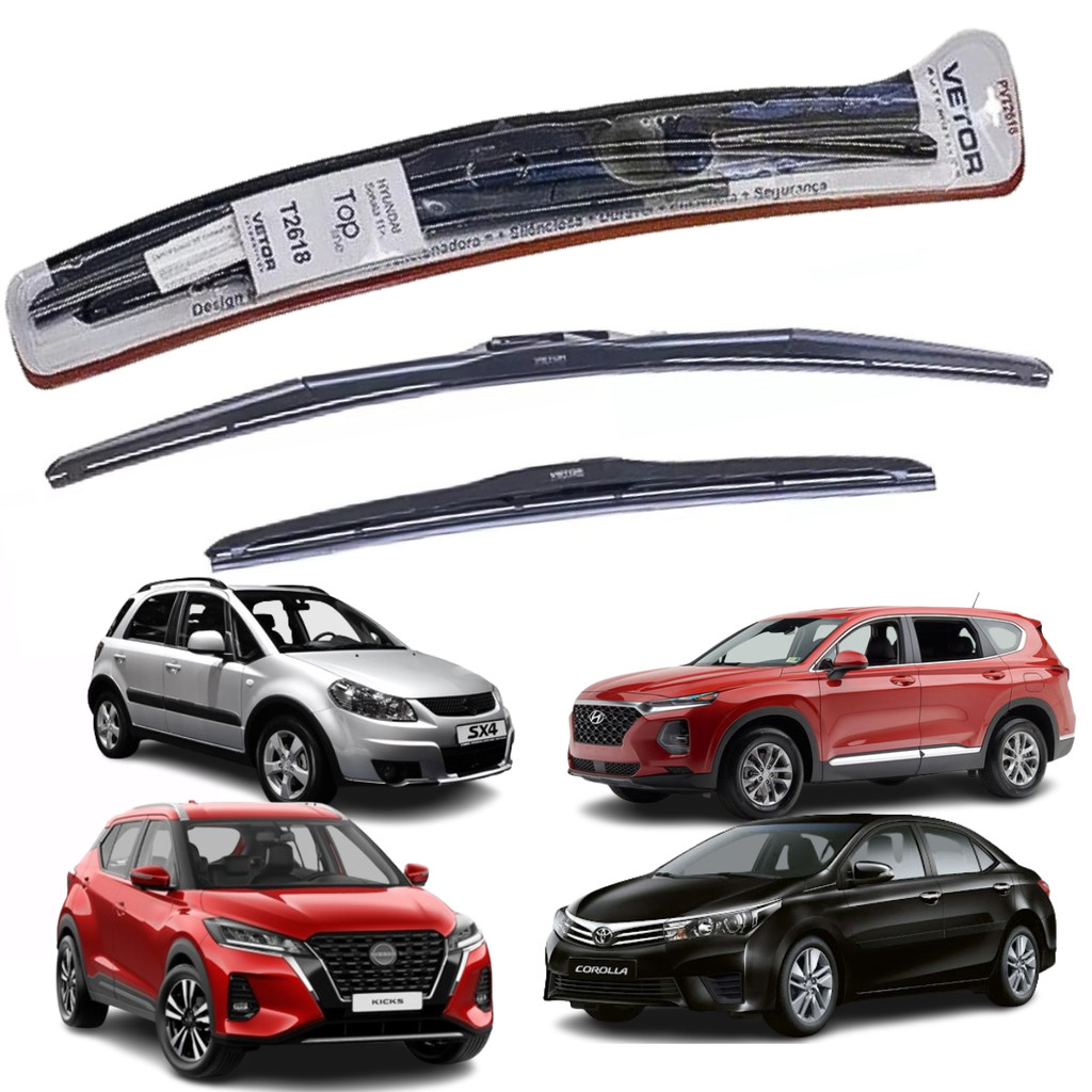 PALHETA DIANTEIRA  26/14 POL. FIT 15/18 COROLLA 16/19 CITY 15/17 WR-V 2017 /2025 Elantra 11/16 Santa Fe13/20 Kicks 16/25