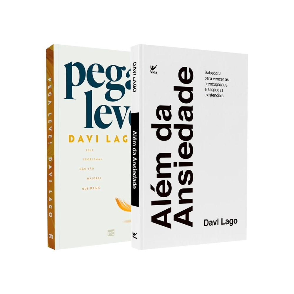 Pega Leve! | Davi Lago - Além da Ansiedade | Davi Lago em Oferta na Shopee