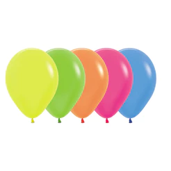 Balão de Festa Latéx Neon - Sortido (Cor:200) - Sempertex - Rizzo