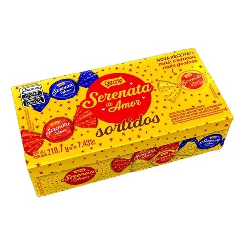 Bombom Sortidos Serenata De Amor Garoto 210,7g - Food & Beverages