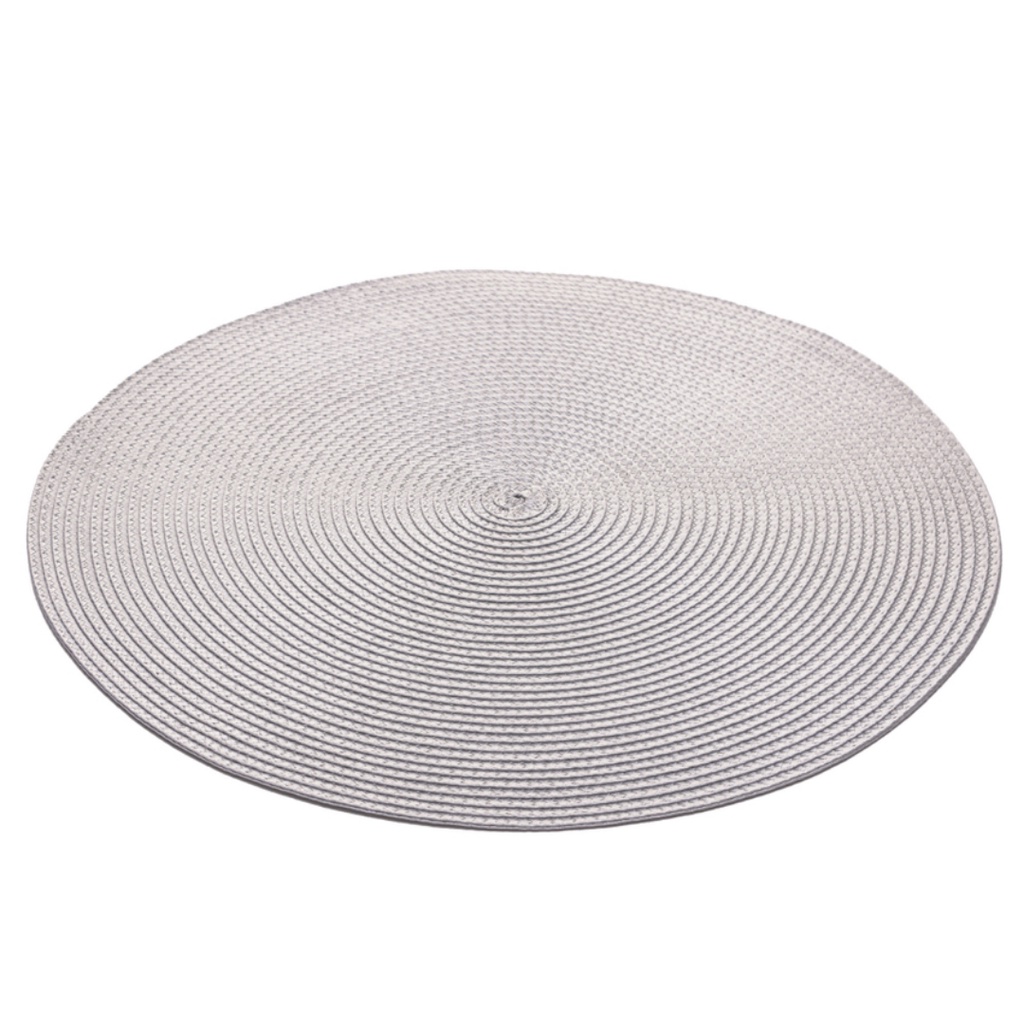 Jogo Lugar Americano Redondo Sousplat Mesa Posta Cozinha Jantar 38cm Lyor