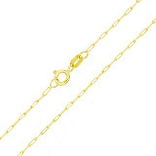Corrente Cartier longa 45cm Ouro 18k 750 1,10 gramas