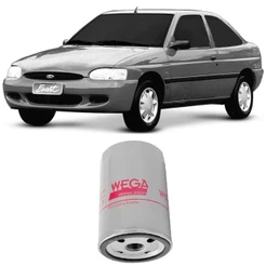 Filtro Óleo Ford Escort 1.6 1.8 1.9 2.0 89 A 2002 Wega
