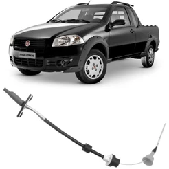 Cabo Embreagem Fiat Palio Siena Strada Mpi Fire 710mm Tuba