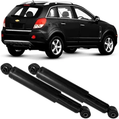 2 Amortecedor Chevrolet Captiva 2008 A 2016 Traseiro Nakata