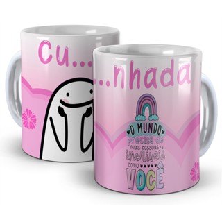 Caneca Branca - Meme Flork Cunhada, pessas que o mundo precisa