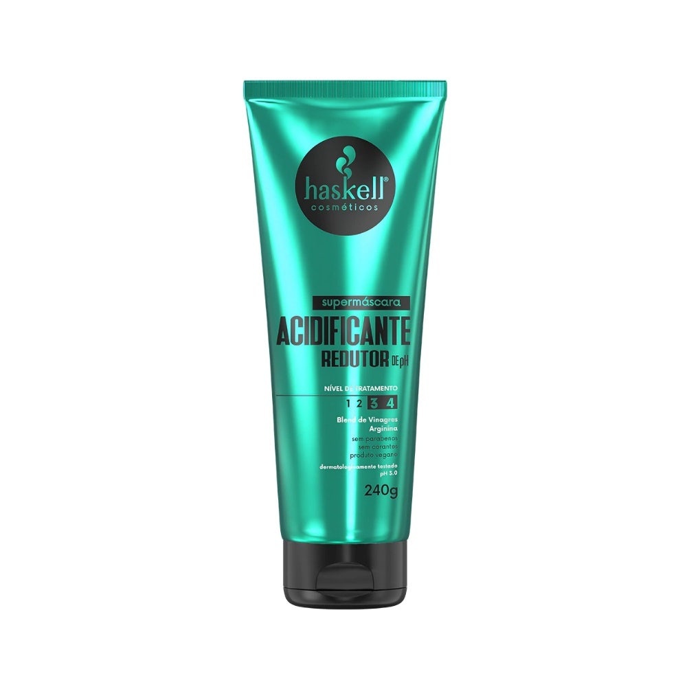 Supermáscara Capilar Haskell Acidificante Redutor De Ph 240gr em Oferta na Shopee