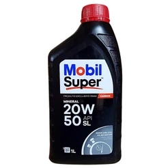 Óleo Motor 20W50 Super 1000 API SL Mobil Desempenho Confiável