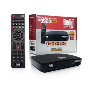 Receptor Digital Full HD Sat HD Regional BS9900s Bedin Sat - LIVRE DE ASSINATURA
