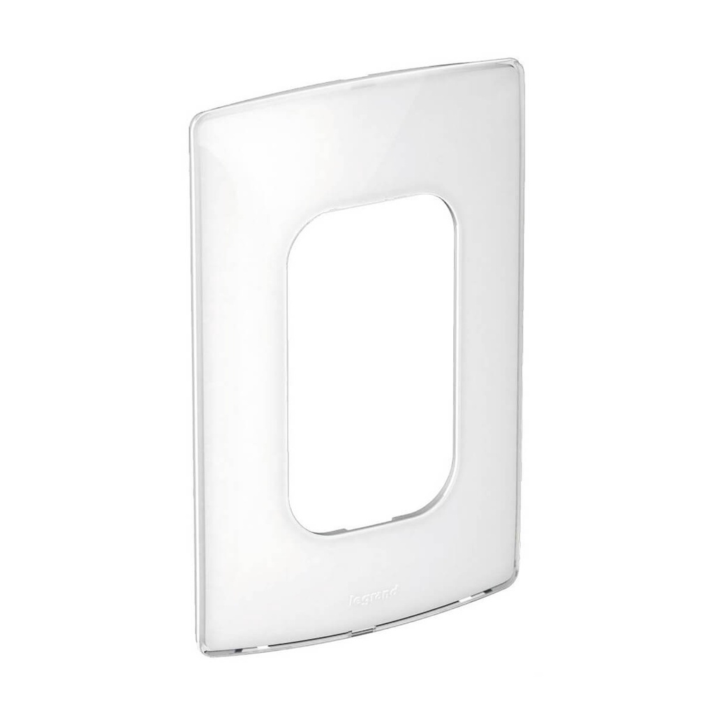 Placa 3 Postos Adjecentes 4x2 Nereya Sugar Gloss 663253 Legrand