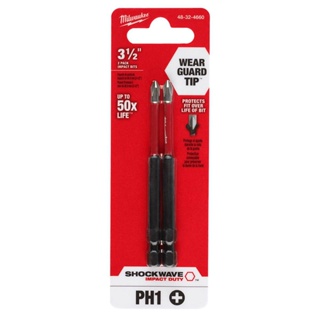 Bit Philips Ph1 X 89mm C/2 Pçs 48-32-4660 Milwaukee em Oferta na Shopee