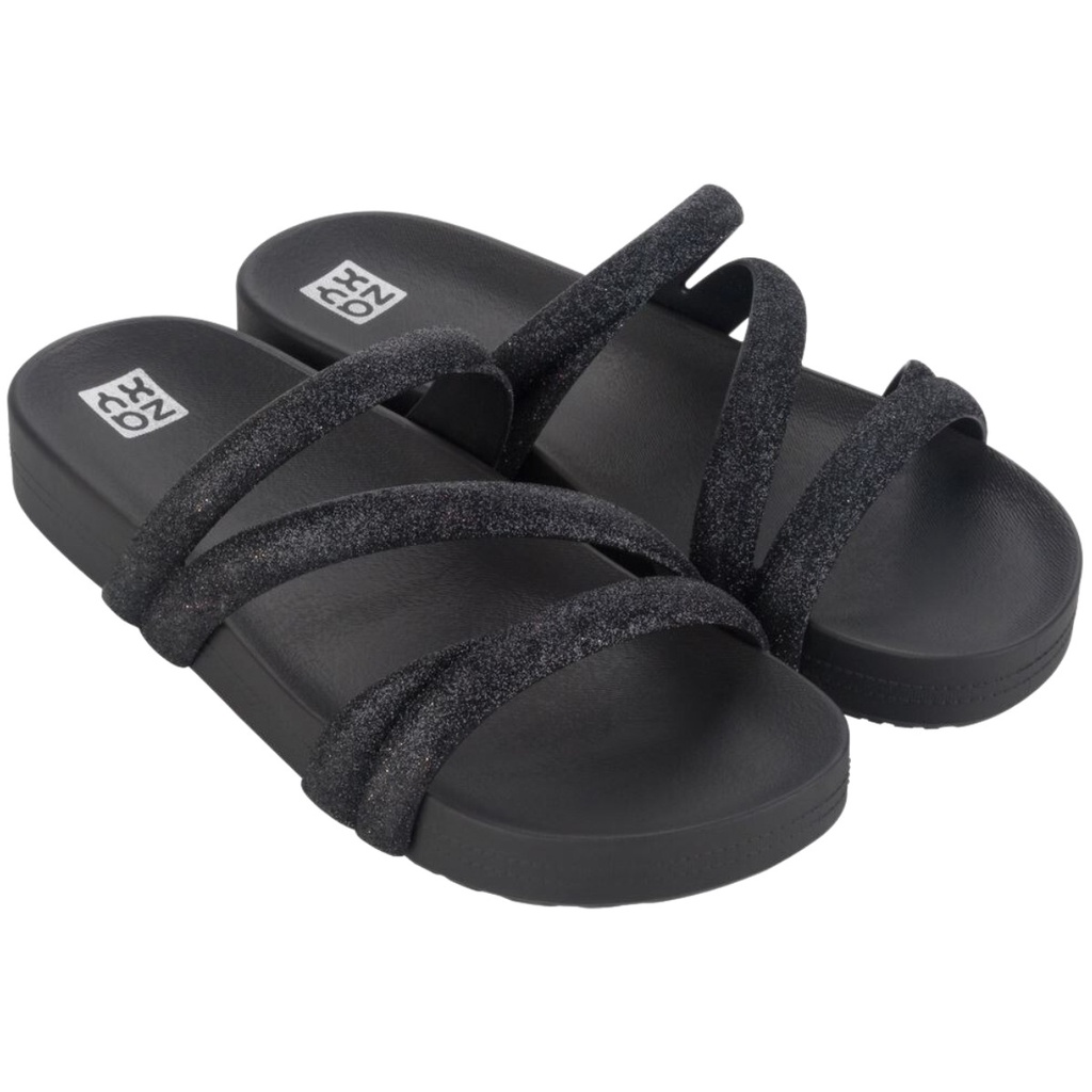 Sandalia Zaxy Glitter Feminina Papete Brilho Tiras Slide Original em Oferta na Shopee