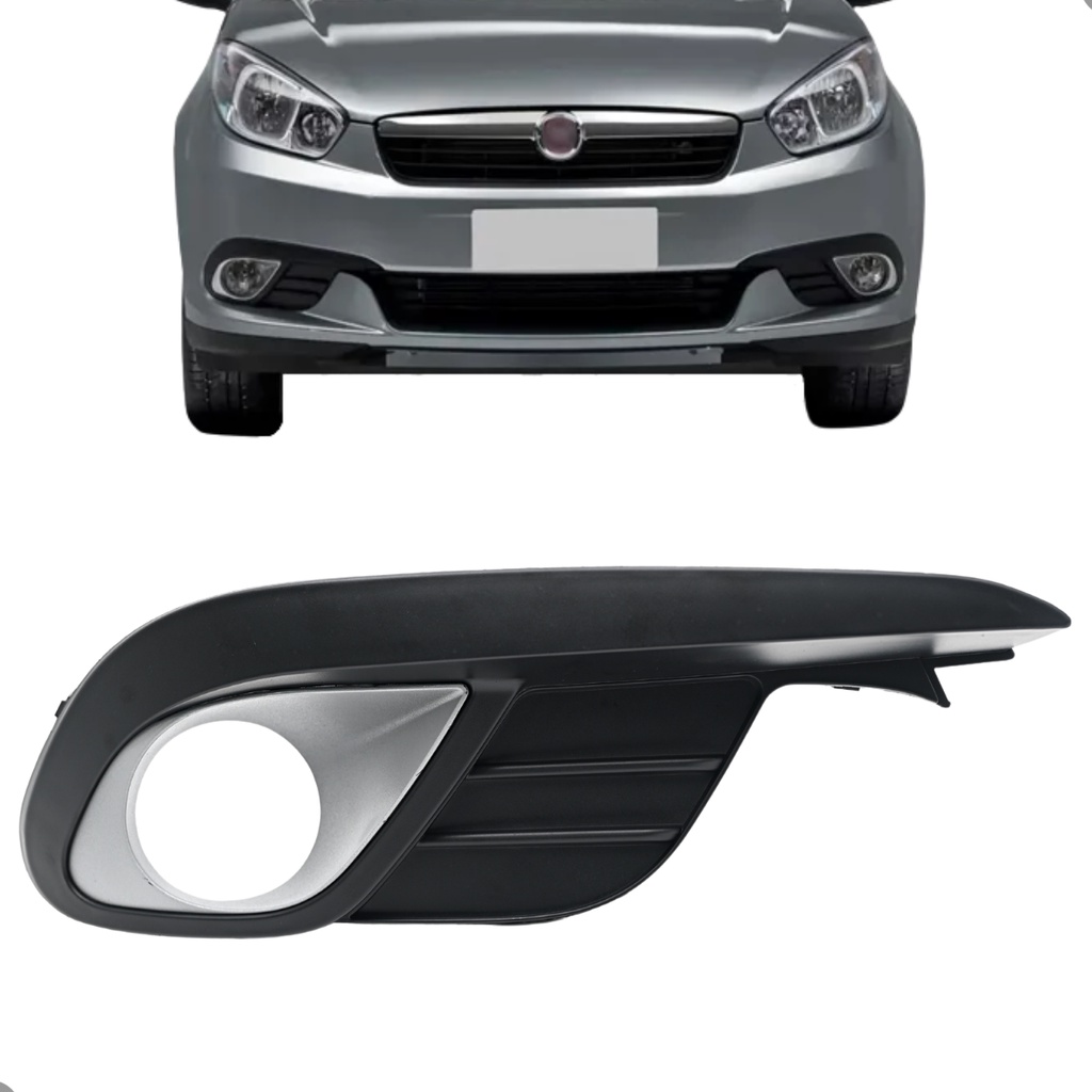 Grade Moldura Farol Milha Grand Siena 2013 2014 2015 2016