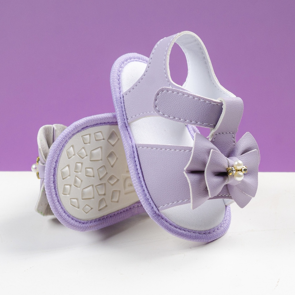 Sandália festa  Recém Nascido Bebê Menina Macia Super Leve e Confortável Benne Kids Promoção
