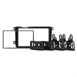 Molduras 2 Din Black Piano Jetta/Passat/Variant/Tiguan/Amarok/Fusca/Gol/Voyage/Saviero/Fox Japonês Chinês Expex EPX 291 em Oferta na Shopee