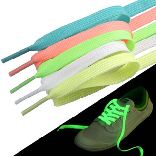 Cadarços Luminosos Sapatos Esportivos Homens Mulheres Cordões De Corrida Clássicos De Noite Escura Refletivos De