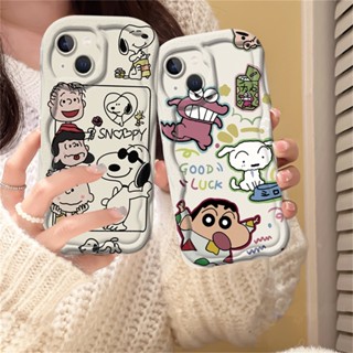 Capa De Celular TPU Flexível 3D Para Samsung A54 A15 A05S A05 A24 A14 A13 A04e A04 A04s A10s A20s A30s A21s A02s A51 A52s M11 M12 Lápis De Cera Shinchan Snoopy 3D