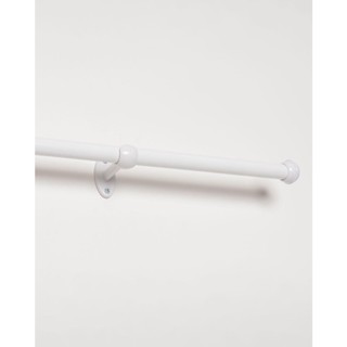 Kit Varão Para Cortina 3 Metros Branco