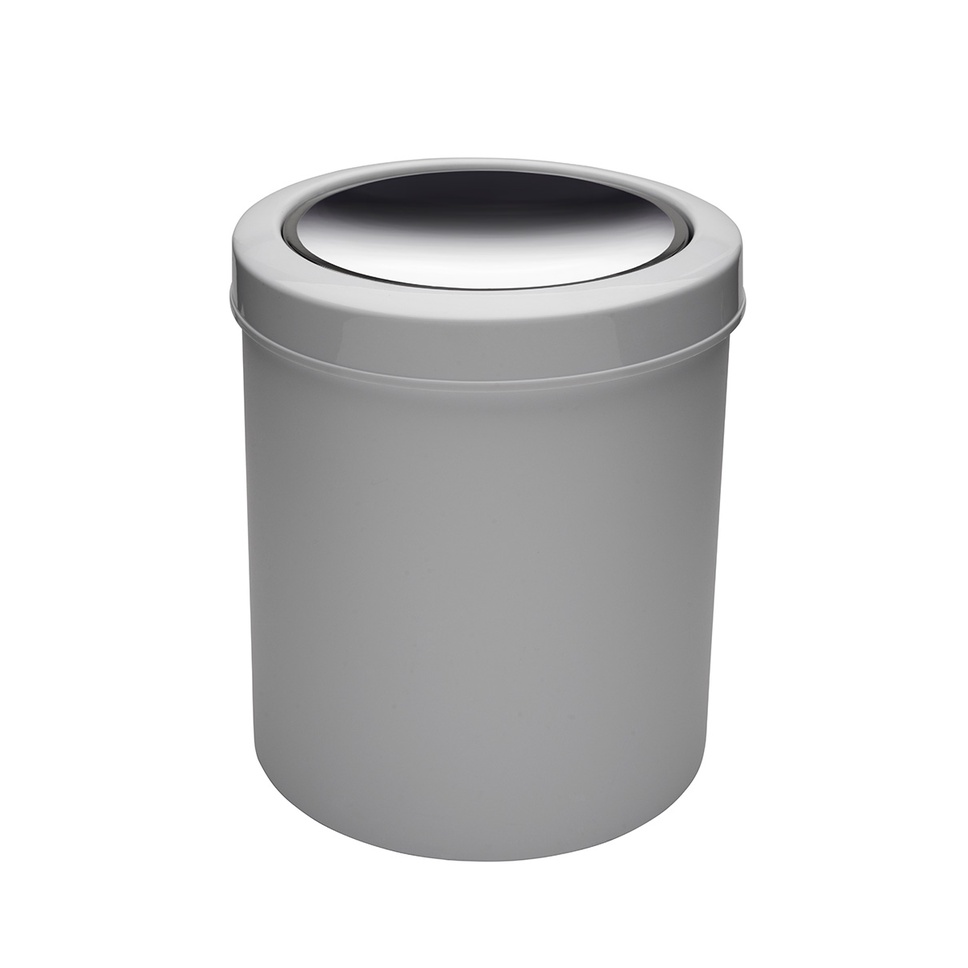 Lixeira Cesto De Lixo litros Com Tampa Basculante Cozinha Banheiro Lavabo Viel em Oferta na Shopee