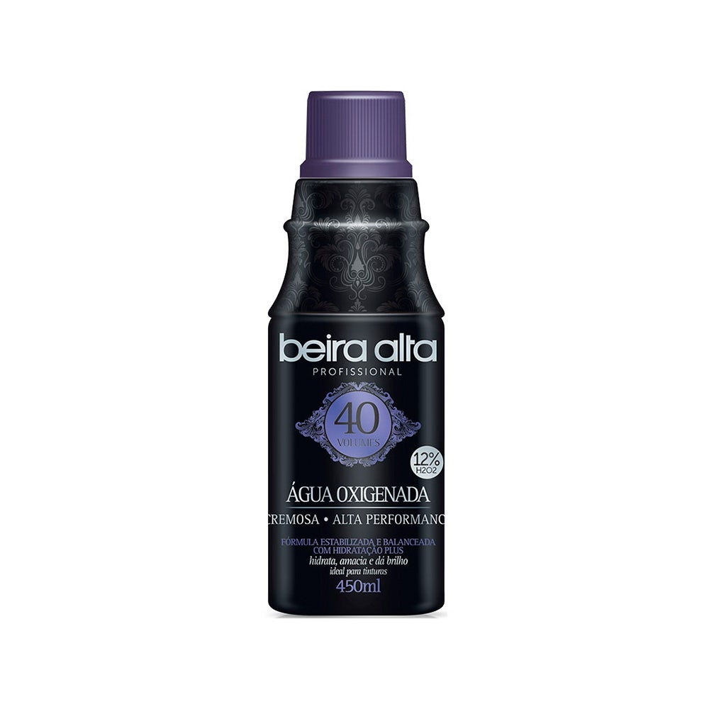 Água Oxigenada Beira Alta Black 40 Volumes 450ml em Oferta na Shopee