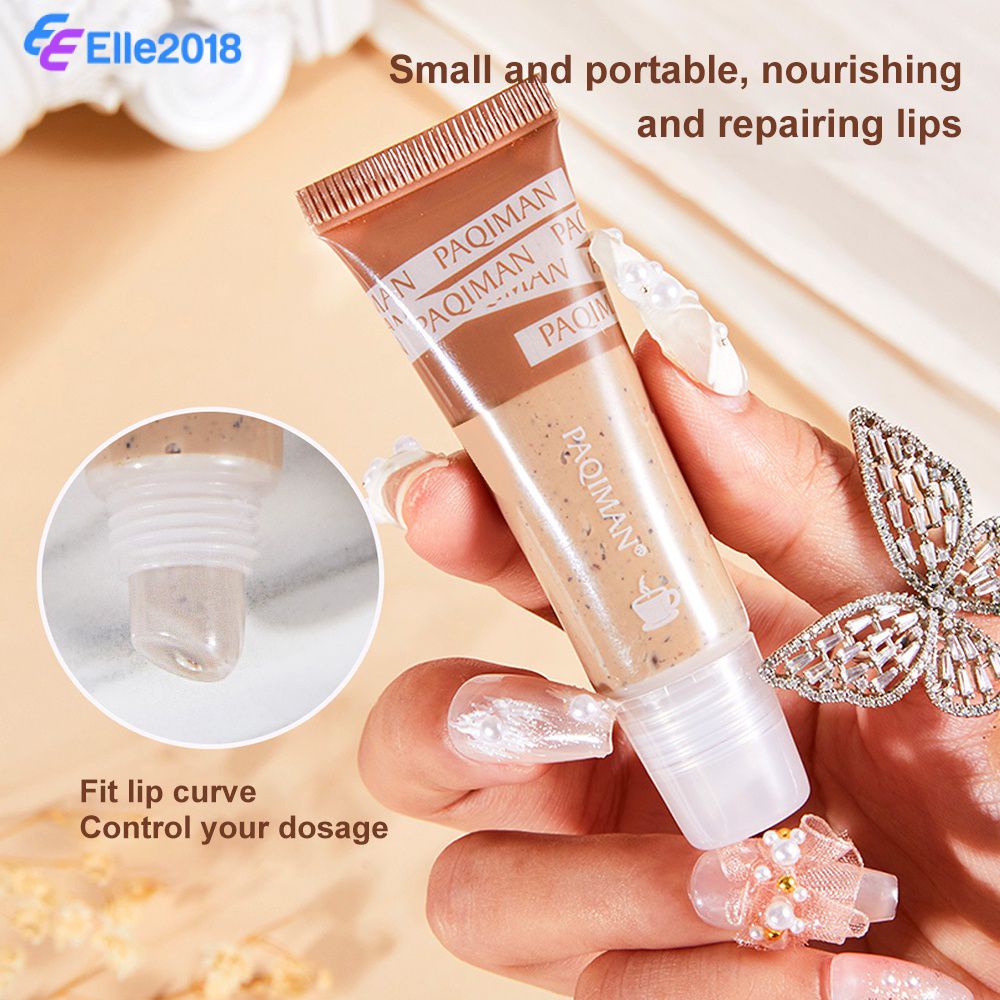 Esfoliante 100% novo para lábios secos Reparação de rugas labiais Lábios secos e descamados Café Esfoliante labial Peeling de alta qualidade Hidratante Rejuvenescimento labial eficaz Pele morta [Melhor preço Compre agora]