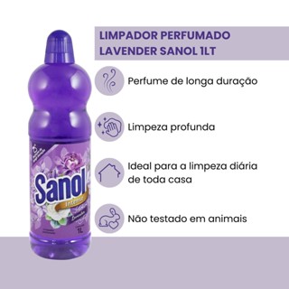 Limpador Perfumado Multiuso Varios Aromas Sanol 1L
