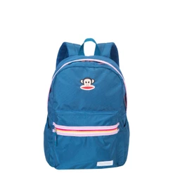 Mochila Grande Paul Frank Customs - Azul Petróleo