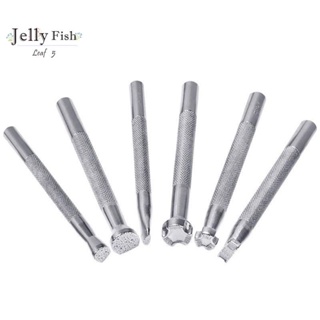 Kit De 6 Peças De Estampagem De Couro Sela De Gravação Ferramentas De Bricolagem Artesanal em Oferta na Shopee
