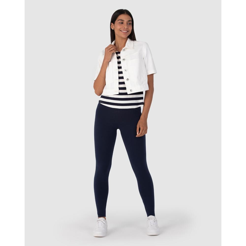 Calça Legging Básica Feminina Cintura Média Em Supplex® em Oferta na Shopee