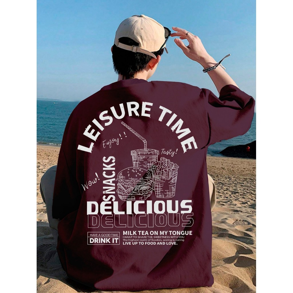 Blusa Masculina T Shirt Oversized Despojada Confortável Academia Moderna Plus Size Old School Casual