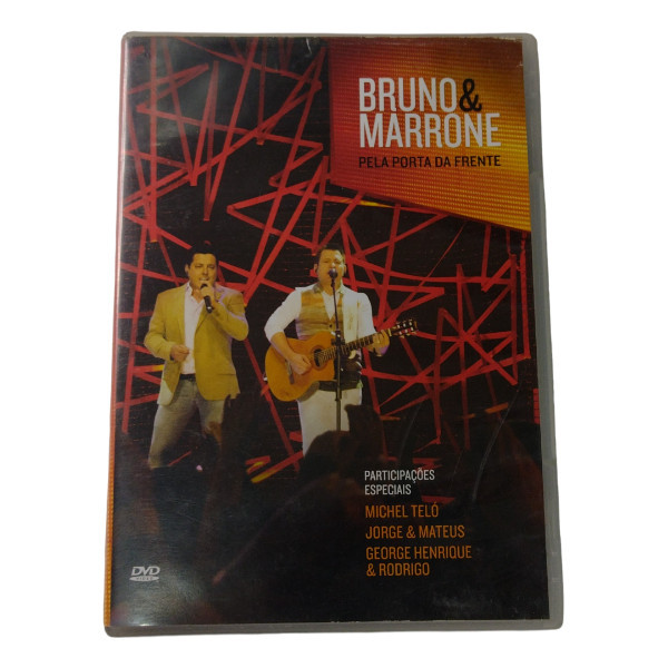 Dvd - Bruno E Marrone - Pela Porta Da Frente