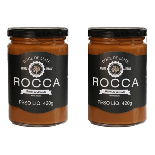 Doce de Leite Rocca Tradicional Peso 400g com 2 unidades/ doce mineiro
