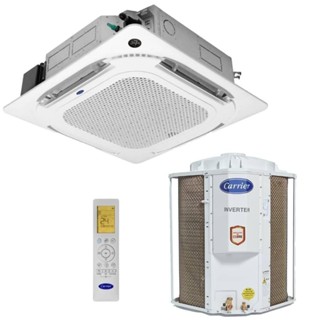 Ar Condicionado Split Cassete Carrier 4 Vias 60000 BTUs Frio Inverter 220V Monofásico 38CCVD60515MC em Oferta na Shopee