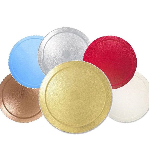 Base para Bolo Cake Board Redondo 26 cm com 1un. Ultrafest