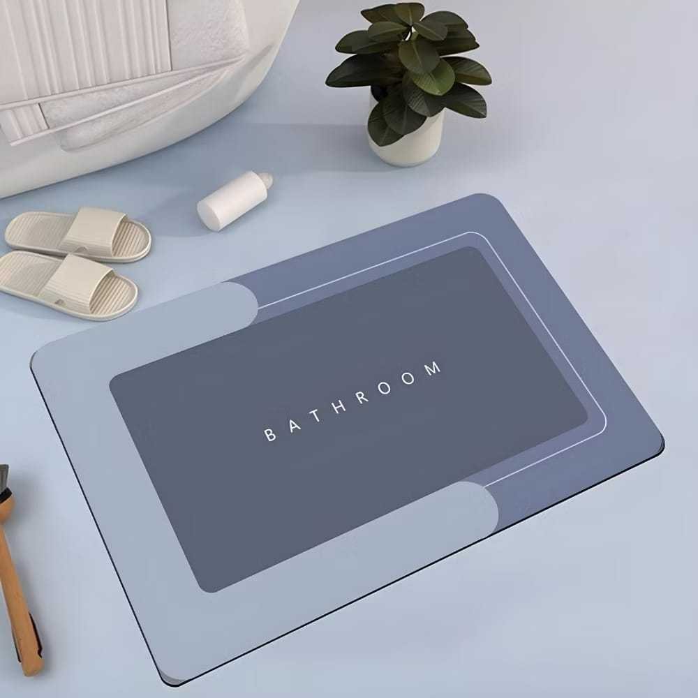Kit Tapete Absorvente de Secagem Rapida Atiderrapante de Banheiro/Porta de Entrada em Oferta na Shopee