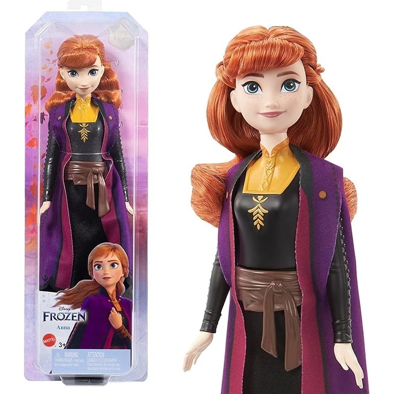 Disney Frozen Boneca Rainha Anna Frozen II Saia Cintilante