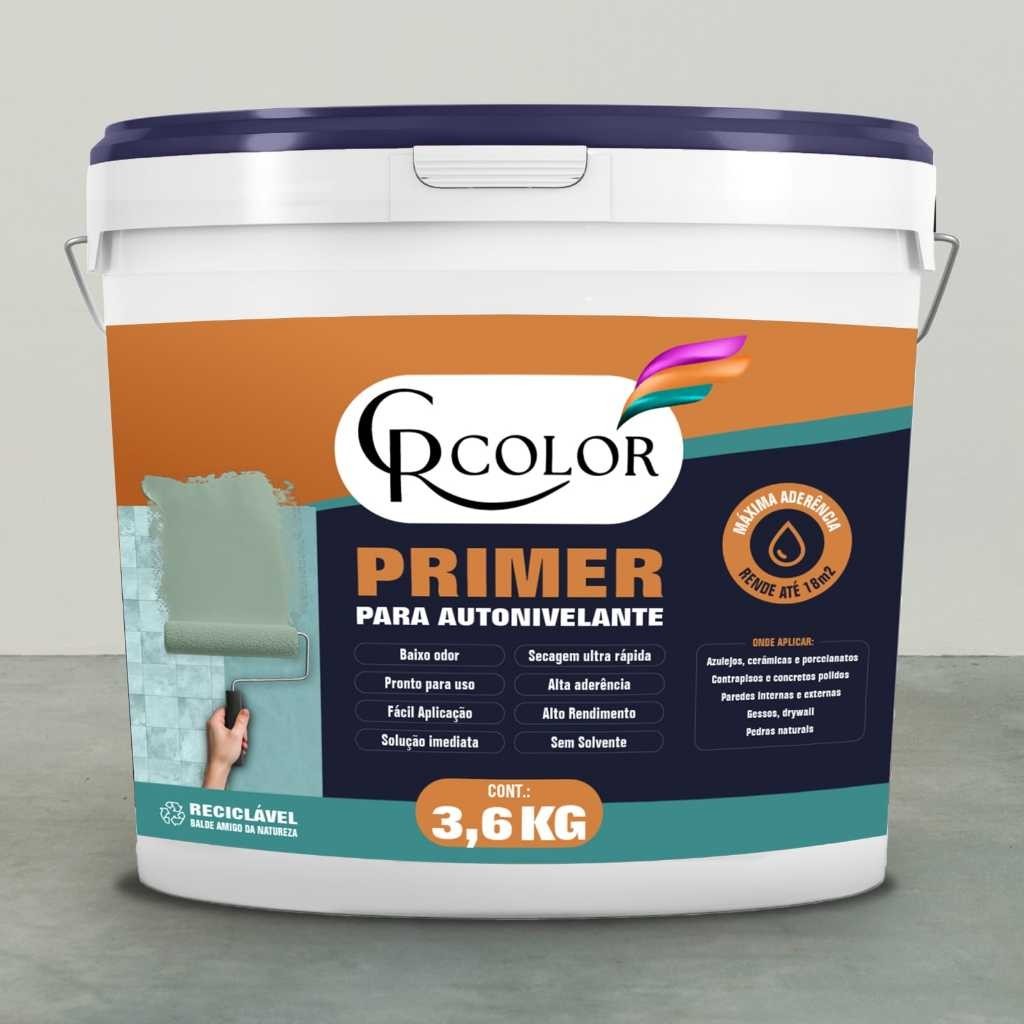 Primer Promotor De Aderência Superfície Parede 3.6kg Azulejo Parede Concreto Cimento
