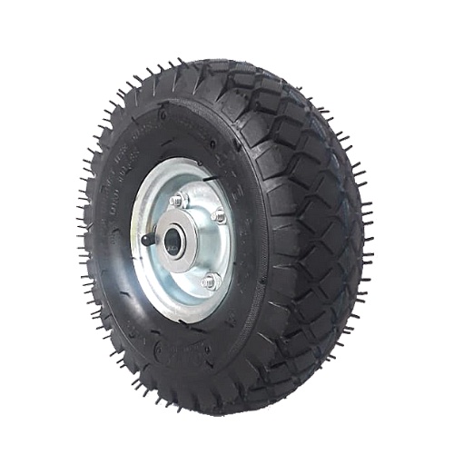 Roda 350-4 Pneu 10.5 polegada câmera de ar aro c/rolamento eixo 3/4