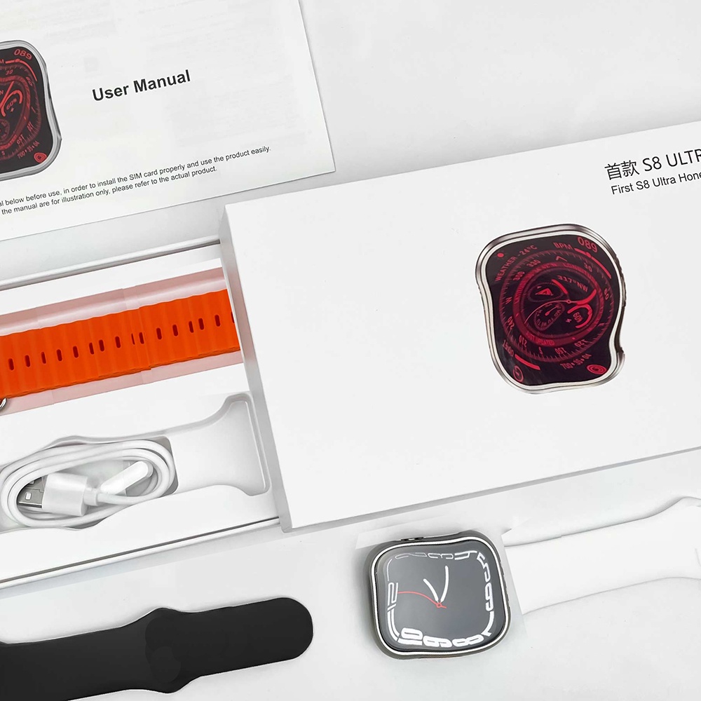 【 SIM Card 】 GS29 Relógio Inteligente Com slot E Rede WIFI 4G 64G Rom S8 Ultra Montre Smart Watch Android OS GPS Call Play Loja Smartwatch Homens EDJG